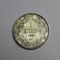 1897 ZAR Kruger one shilling UNC