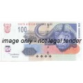 Mboweni Error notes set of 3 - Uncirculated Consecutive numbers