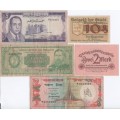 Lot of 10 world banknotes