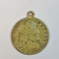 1908 D USA quarter dollar made into pendant