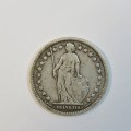 1907 Switzerland 1 Franc - VF+
