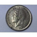 Great Britain 1930 sixpence UNC