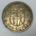 Mauritius 1934 Rupee XF+ very scarce in this condition