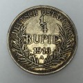 German East Africa 1913 A Quarter Rupie - XF