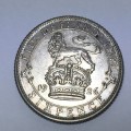 Great Britain 1926 sixpence AU+