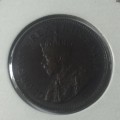 South Africa 1935 Farthing EF+ / AU Low Mintage