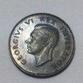 South Africa 1937 farthing AU+ with only 38254 minted