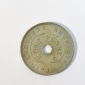 1938 Southern Rhodesia penny - Copper/Nickel - UNC - Scarce