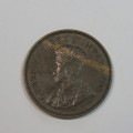 1934 South Africa half penny - VF+ - Excellent coin