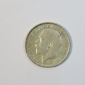 1917 Great Britain sixpence - AU with sharp rim