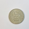 1917 Great Britain sixpence - AU with sharp rim