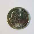 1966 Suid-Afrika R1 - Part of hoof of Springbok missing - Proof coin