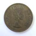 1955 SA Union half penny AU+
