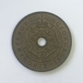 1947 Southern Rhodesia bronze penny AU+