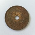 1962 Rhodesia and Nyasaland Penny Uncirculated