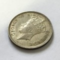 1937 Southern Rhodesia shilling XF+