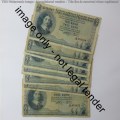 Rissik lot of 10 R2 notes all different prefix