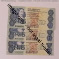 GPC de Kock 3rd issue R2 banknotes replacement - WW, WX, WY
