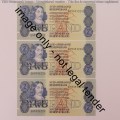 GPC de Kock 3rd issue R2 notes lot of 7 notes with consecutive numbers