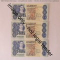 GPC de Kock 3rd issue R2 replacement notes - Uncirculated lot of 20 in sequence