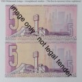 GPC de Kock lot of 8 R5 notes 3rd issue consecutive numbers