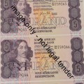 GPC de Kock 3rd issue R5 notes - 3 consecutive numbers - Uncirculated