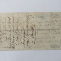 1805? French Napoleonic Bill of Exchange for 5000 Francs