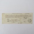 Early 1800`s French Napoleonic Bill of Exchange