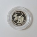 Canada 1 gm silver 5 dollar 2012 coin