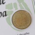 Drakenstein Correctional Facility Walked in the footsteps of Madiba certificate with coin