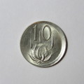 South Africa Error coin misstruck 1989 ten cent