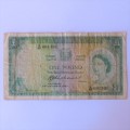 Rhodesia and Nyasaland One Pound 23 December 1960 X60