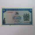 Reserve Bank of Rhodesia One Dollar 15 October 1974 EF