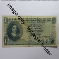 MH de Kock 3rd issue 1 Pound 5-11-57 EF-