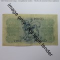 MH de Kock 3rd issue 1 Pound 5-11-57 EF-