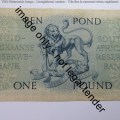 MH de Kock third issue 1 pound 6-5-58 EF+