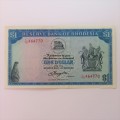 Reserve Bank of Rhodesia One Dollar 2 August 1979 AU-