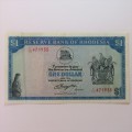 Reserve Bank of Rhodesia One Dollar 2 August 1979 EF+/AU