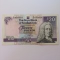 The Royal Bank of Scotland 28 January 1992 Twenty Pounds some creases but excellent