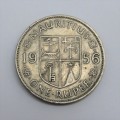 1956 Mauritius One Rupee VF+