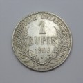 1906 J German East Africa 1 Rupie XF