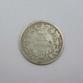 1875 Great Britain Victoria 6d with die number 70 - Well used