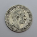 1896 Germany Deutsches reich Two Mark Prussia