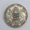 1869 German States Wurttemberg Thaler - Scarce - 31000 minted VF+