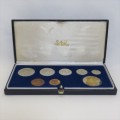 1986 RSA short proof set with silver R1