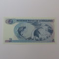 Zimbabwe 4th issue Two Dollars Harare 1994 - Uncirculated
