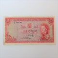 Reserve Bank of Rhodesia One Pound G4 Salisbury 14 September 1964
