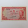 Reserve Bank of Rhodesia One Pound G11 Salisbury 2 November 1964 aEF