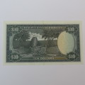 Reserve Bank of Rhodesia Ten Dollars 2 January 1979 AU