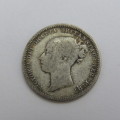 1872 Great Britain sixpence - Fine